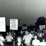 manifestazione di solidarietà dei primi anni '80